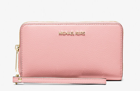 Large Smartphone Wristlet - Soft Pink